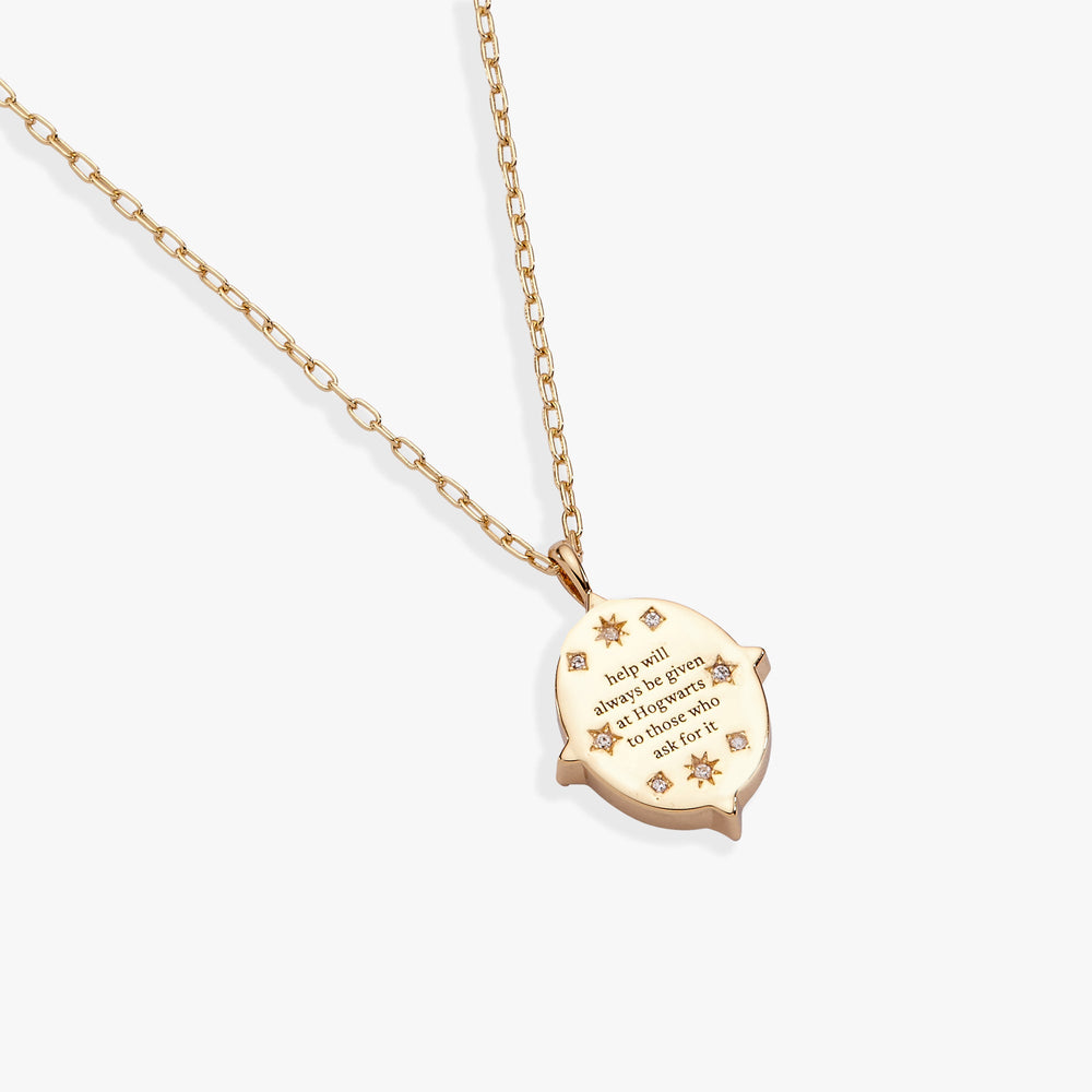 Harry Potter™ Hogwarts Pendant Necklace Gold | Alex and Ani