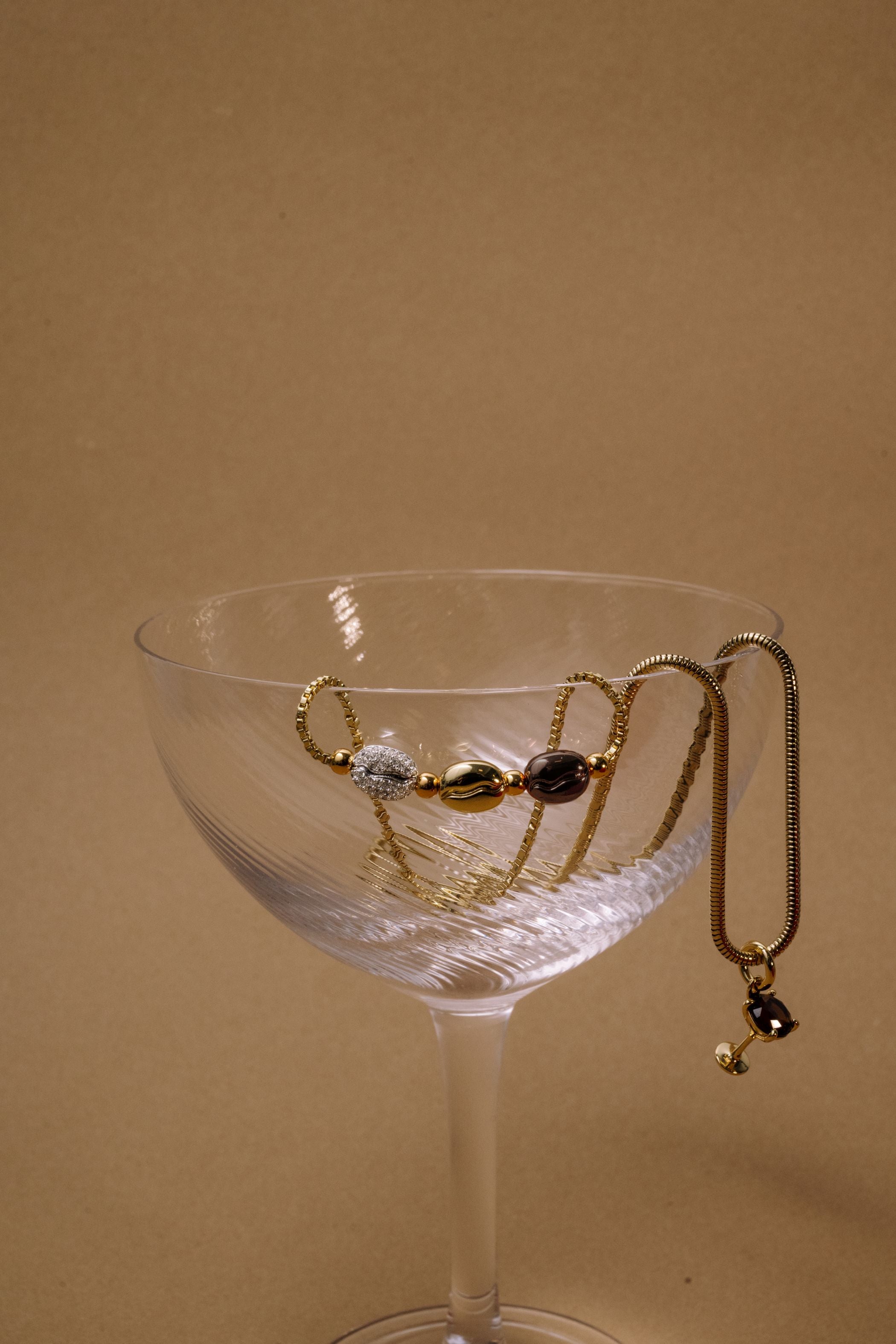 Coffee Bean Bolo Bracelet Tri-Tone | Alex and Ani
