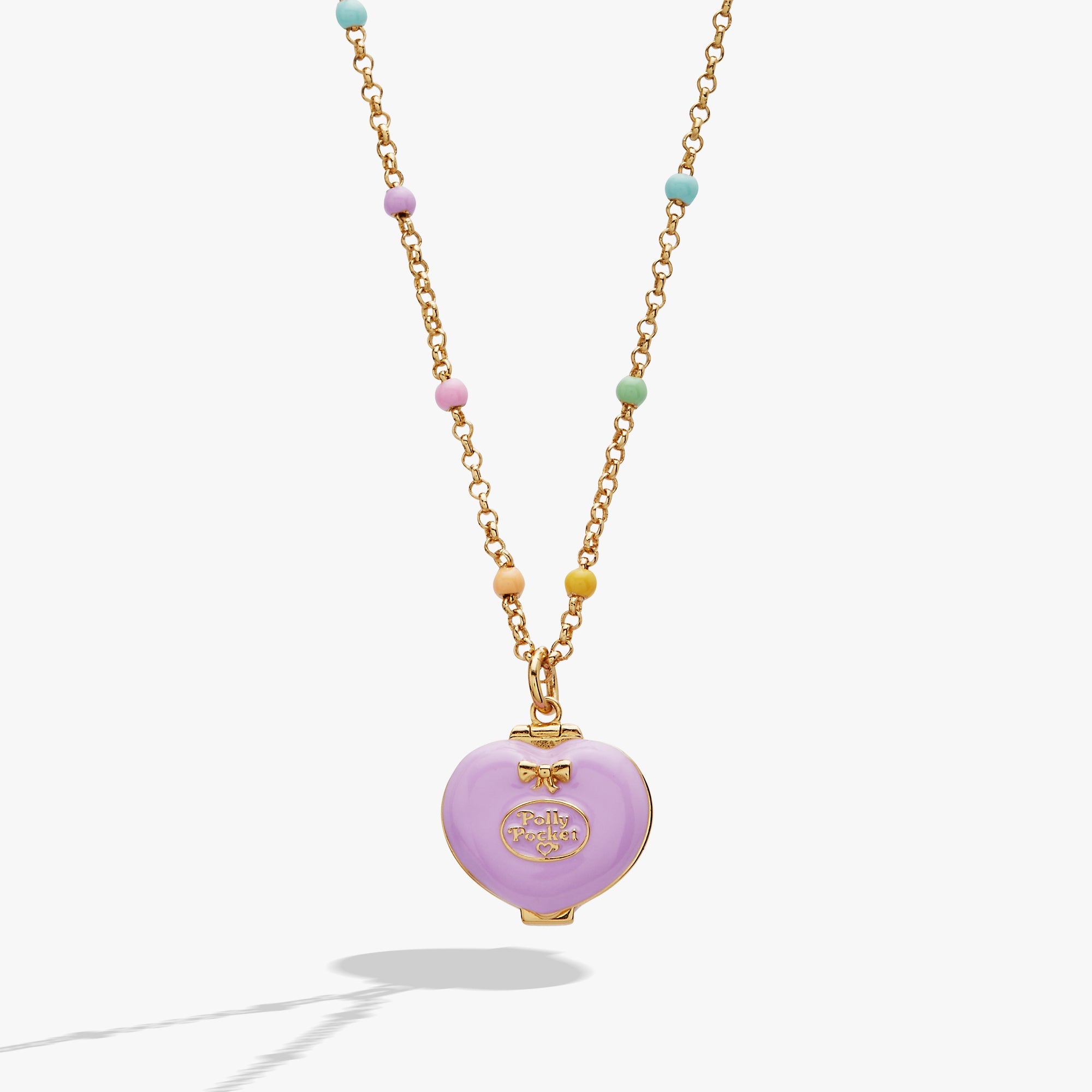 Polly Pocket™ House Locket Necklace Gold | Alex and Ani