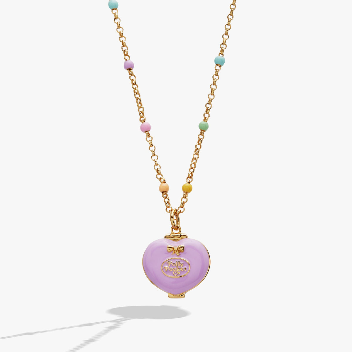 Polly Pocket™ House Locket Necklace Gold | Alex and Ani