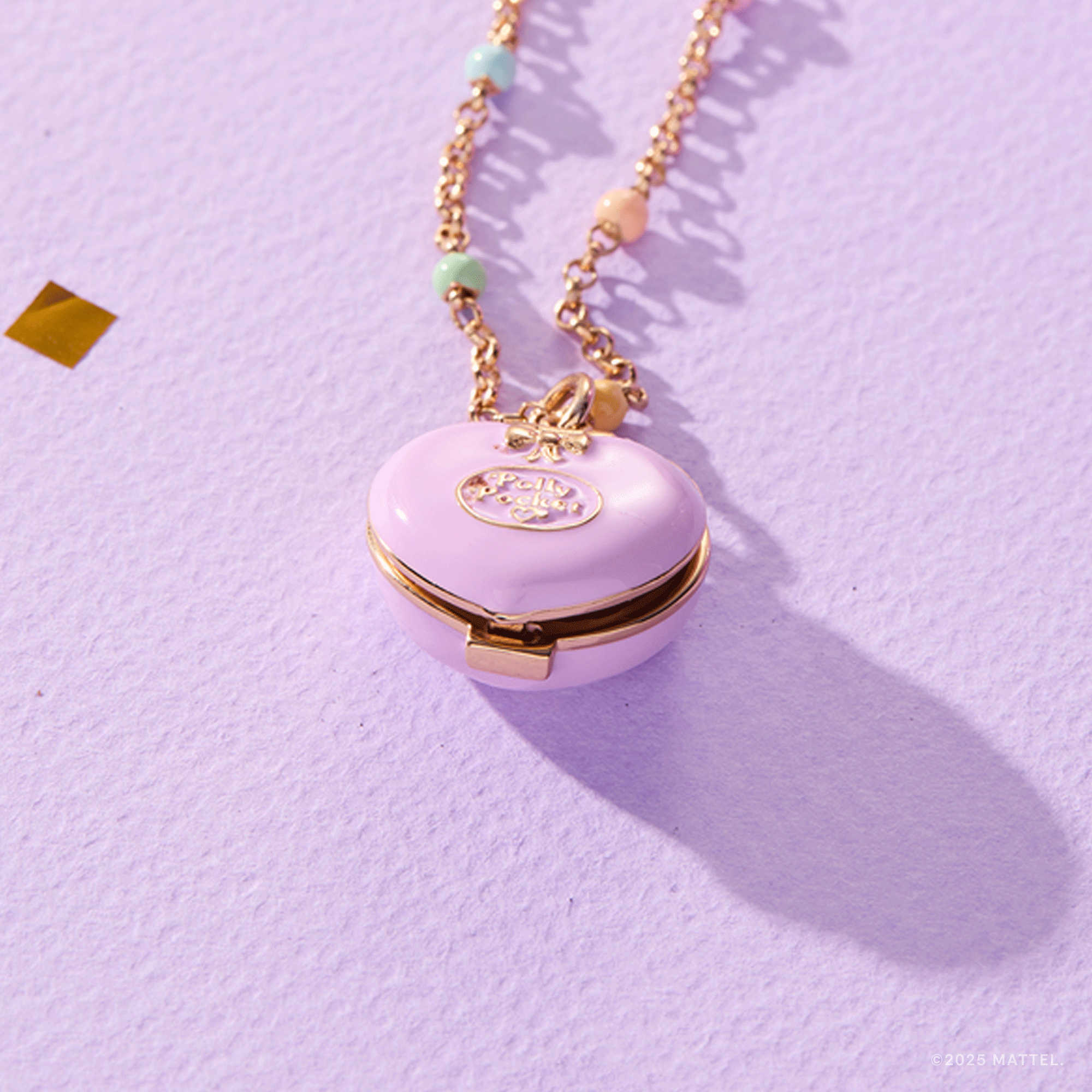 Polly Pocket™ House Locket Necklace Gold | Alex and Ani