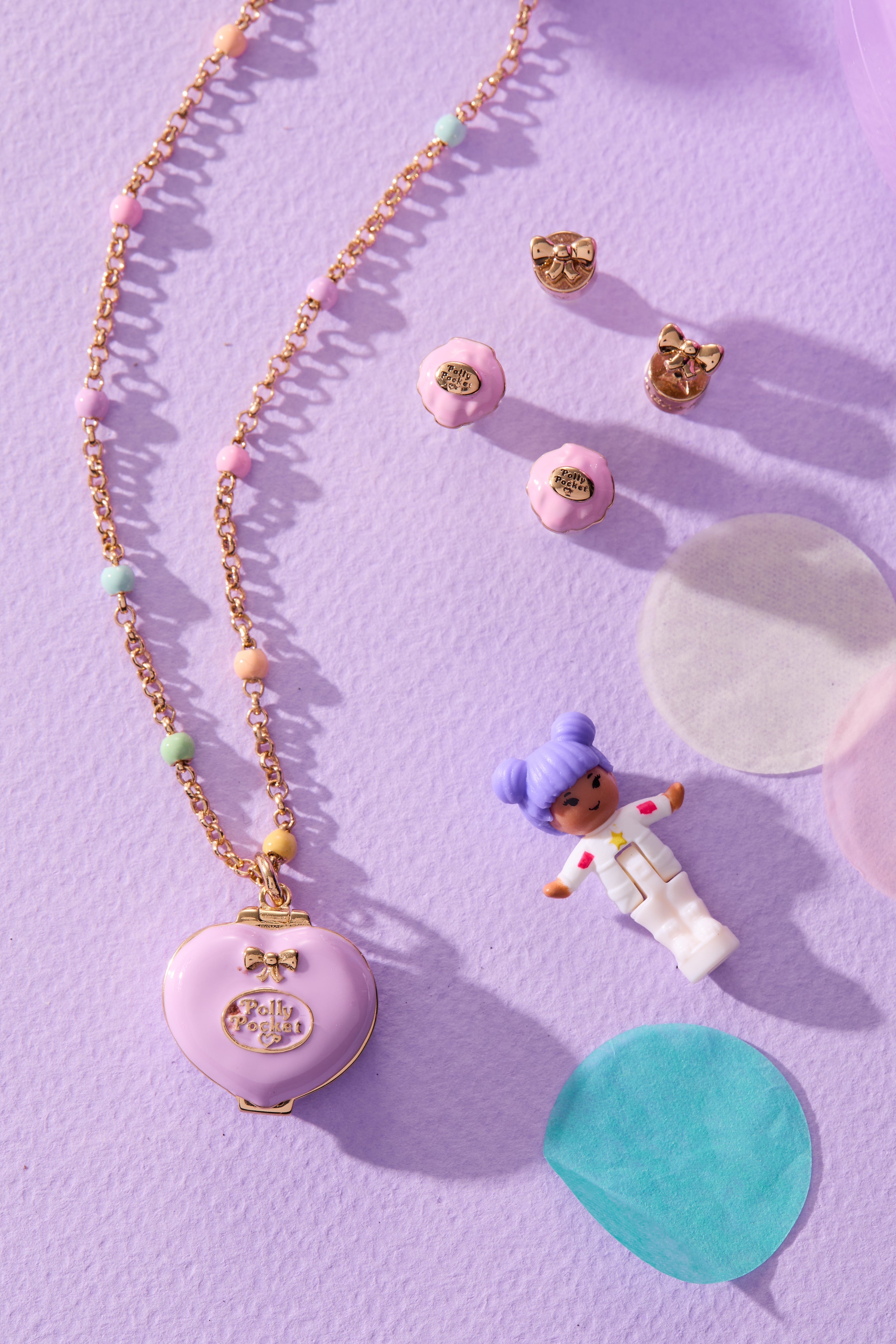 Polly Pocket™ House Locket Necklace Gold | Alex and Ani