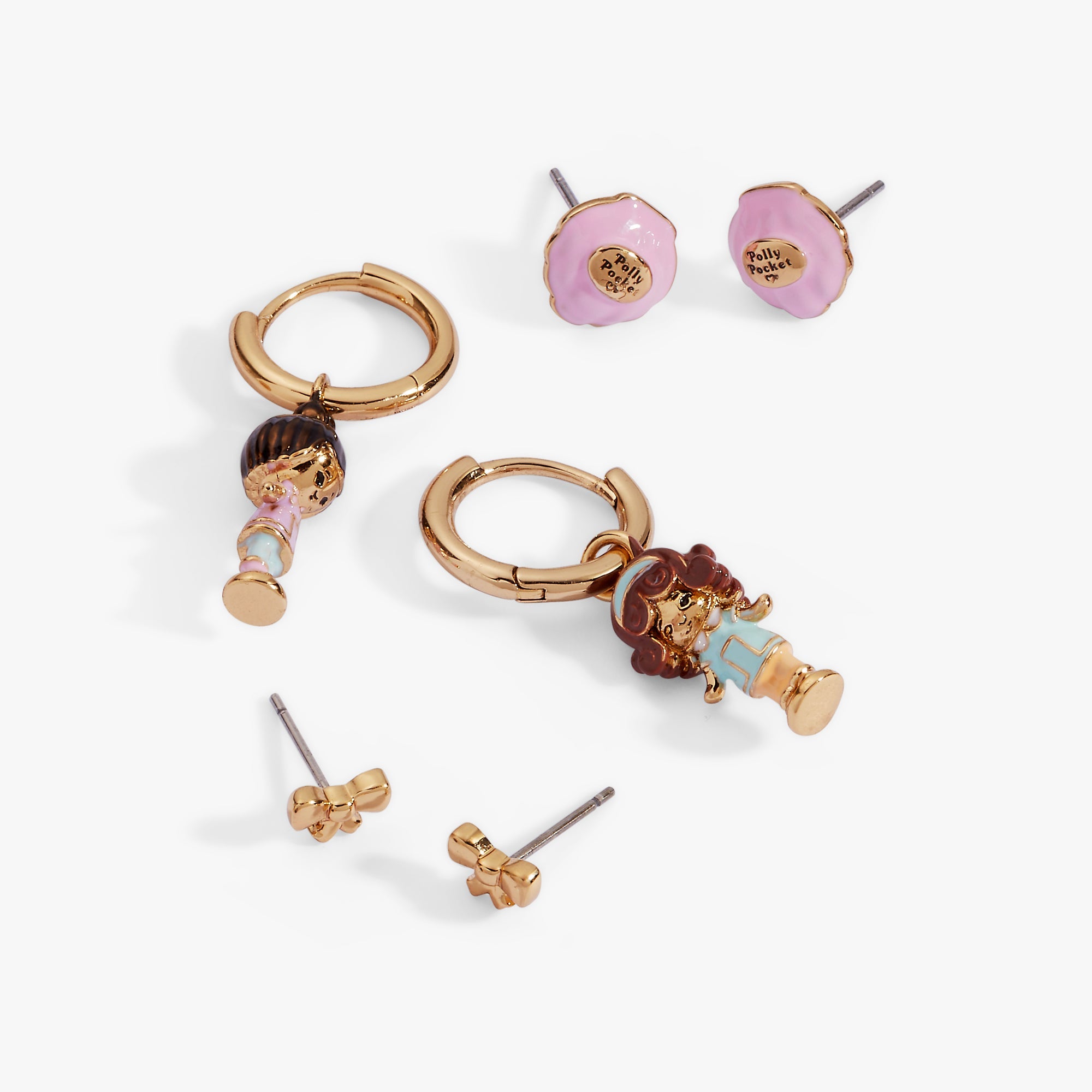 Polly Pocket™ Earring Set Gold | Alex and Ani