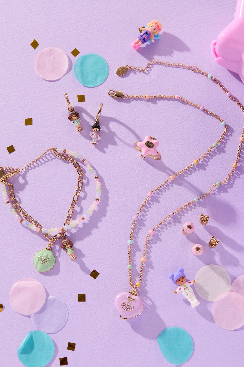 Polly Pocket™ Earring Set Gold | Alex and Ani