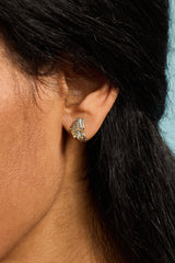 New York Botanical Garden® Butterfly Earring Gold | Alex and Ani