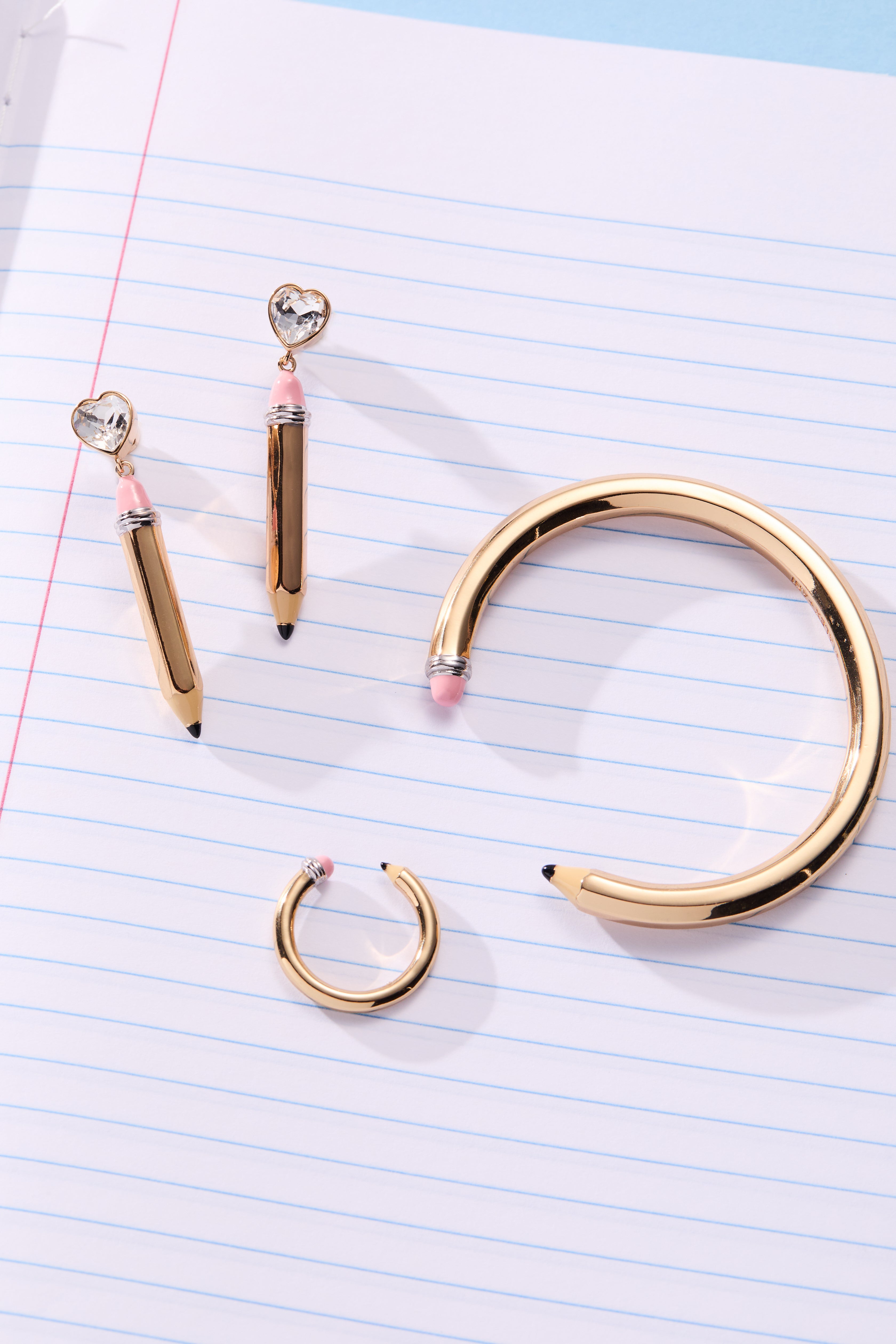 Pencil Drop Earrings Two Tone | Alex and Ani