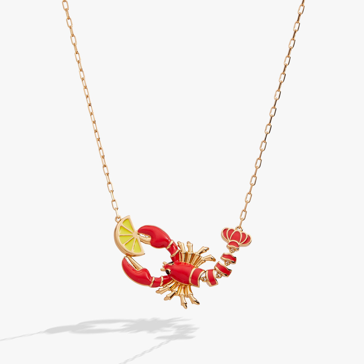 Lobster Boil Necklace Gold | Alex and Ani