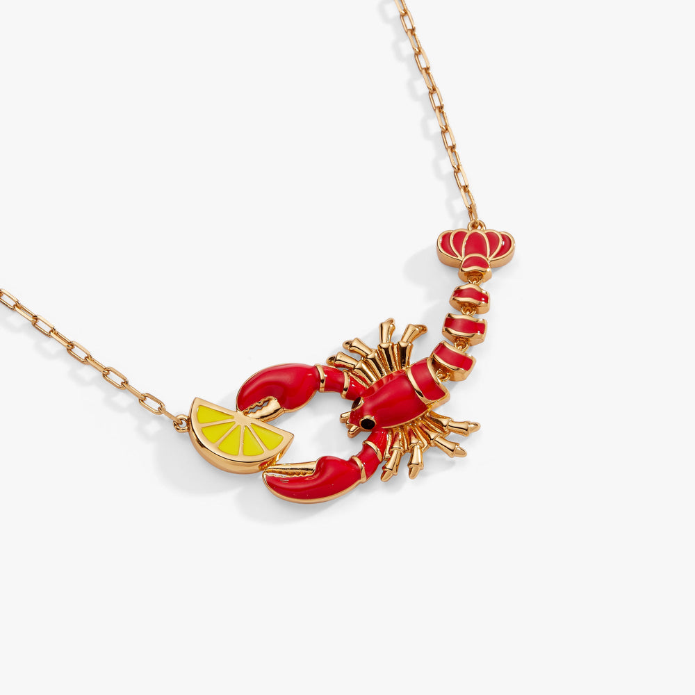 Lobster Boil Necklace Gold | Alex and Ani