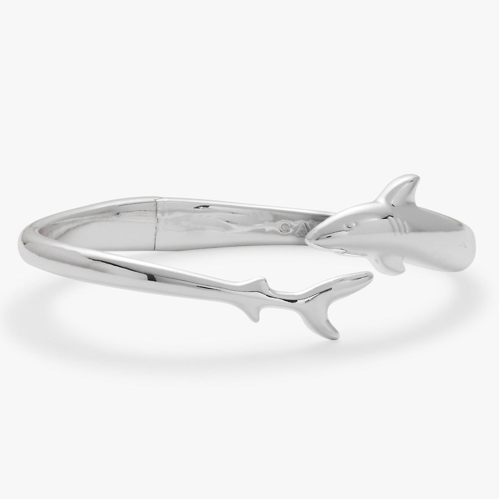 Shark Bypass Cuff Silver | Alex and Ani