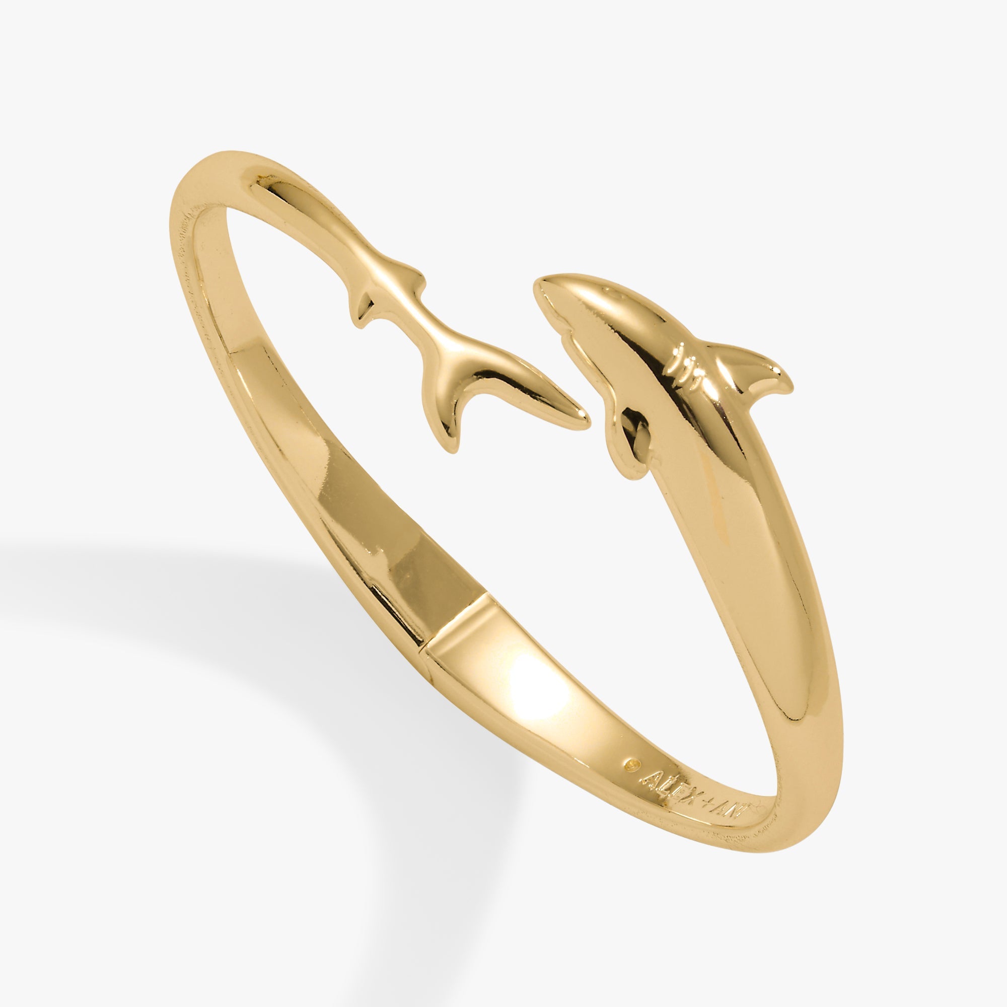 Shark Bypass Cuff Silver | Alex and Ani