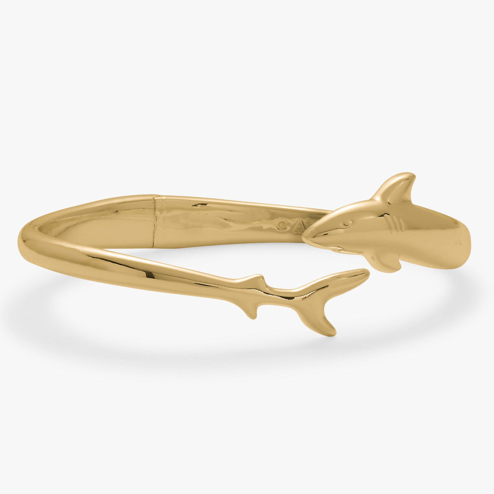Shark Bypass Cuff Silver | Alex and Ani
