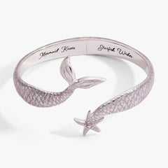 Salt + Sea 'Mermaid Kisses, Starfish Wishes' Cuff Silver | Alex and Ani