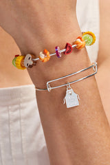 Hot Grill Summer Skewer Cuff Silver | Alex and Ani