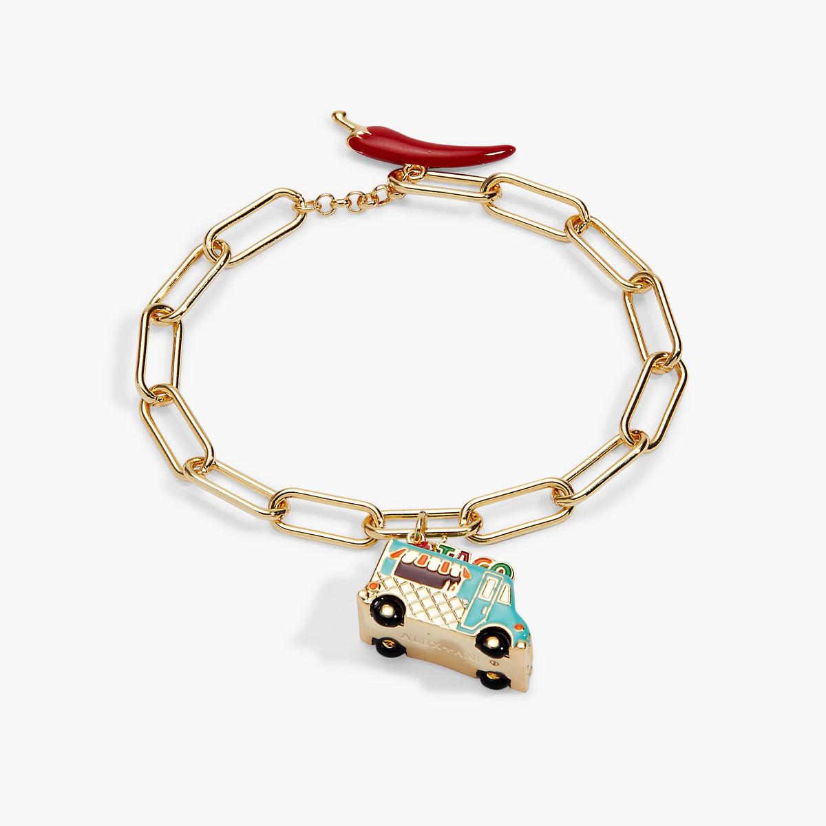Taco Truck Toggle Bracelet Gold | Alex and Ani