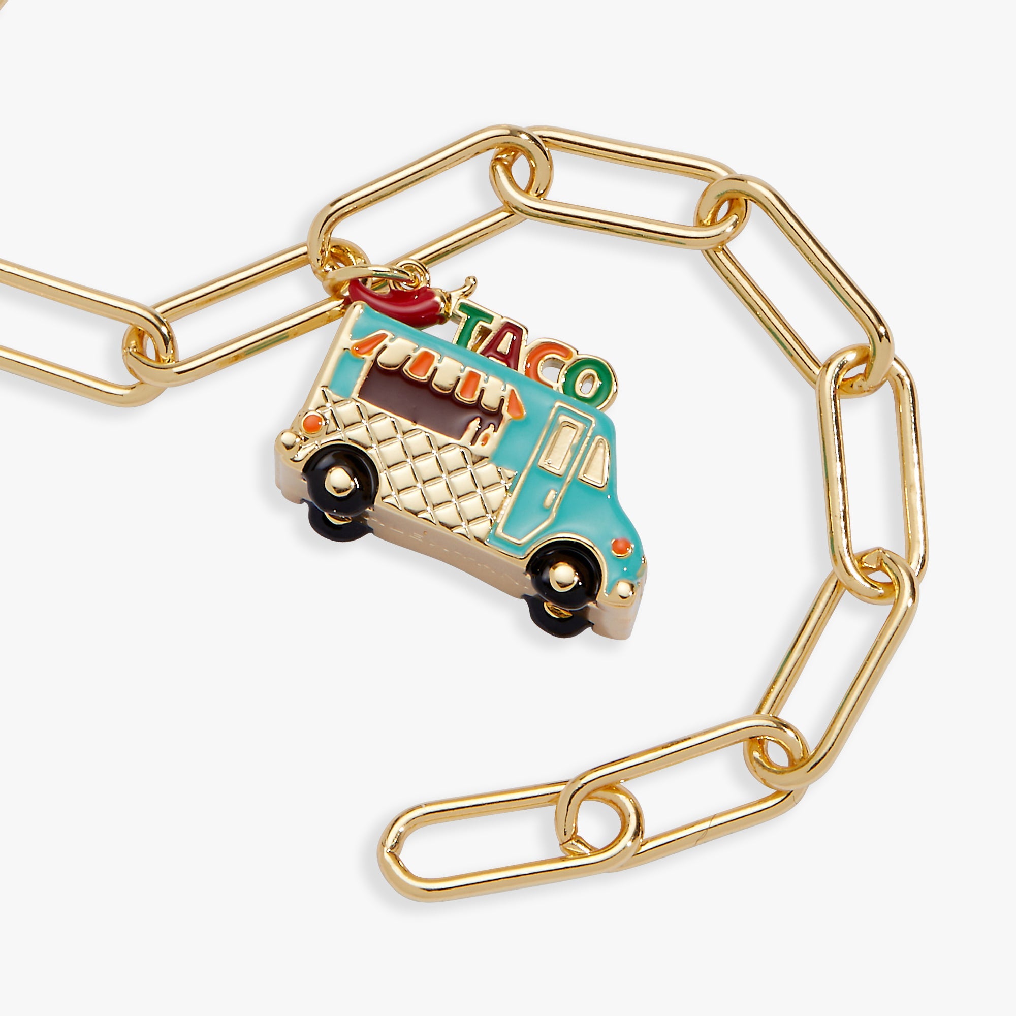 Taco Truck Toggle Bracelet Gold | Alex and Ani