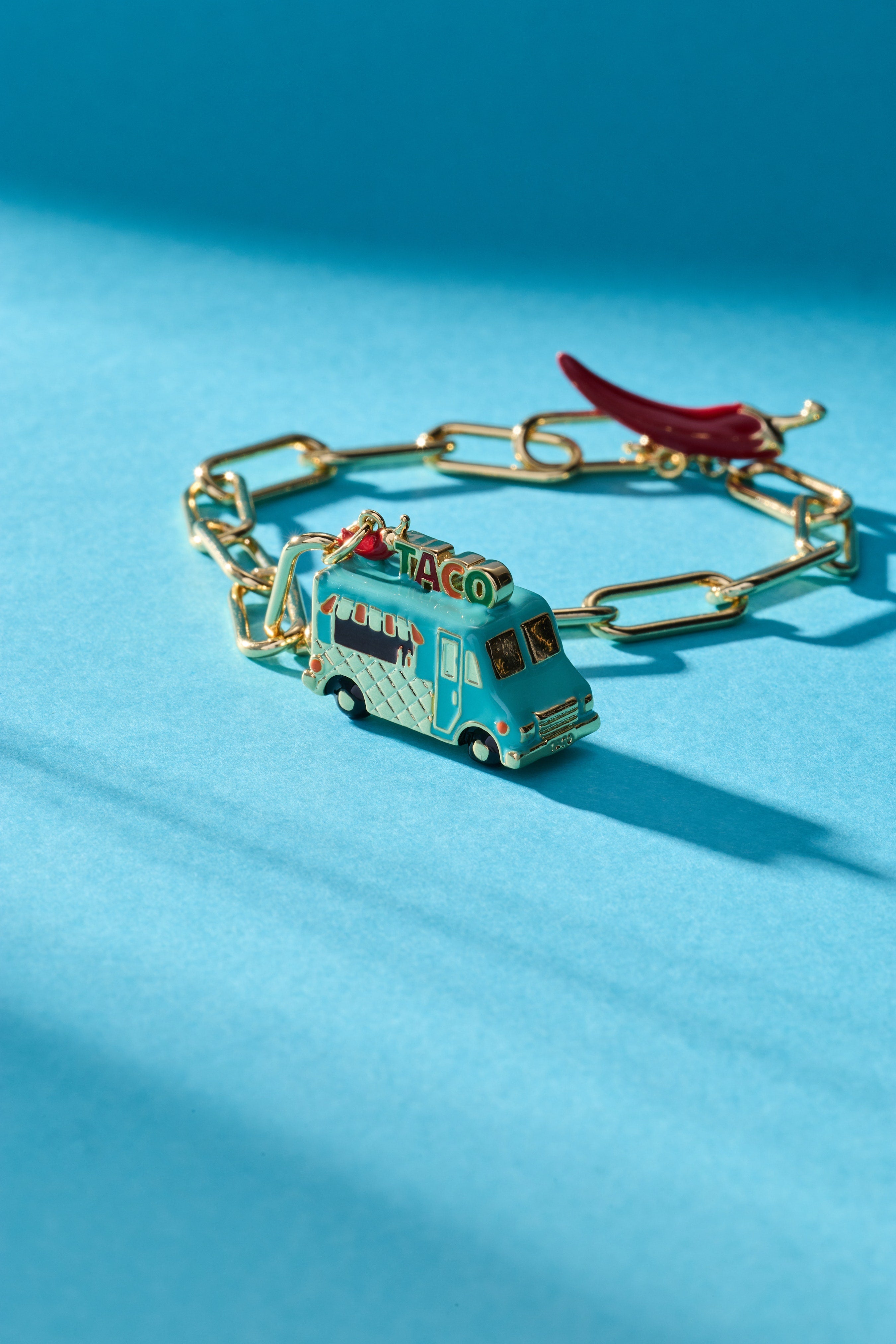 Taco Truck Toggle Bracelet Gold | Alex and Ani