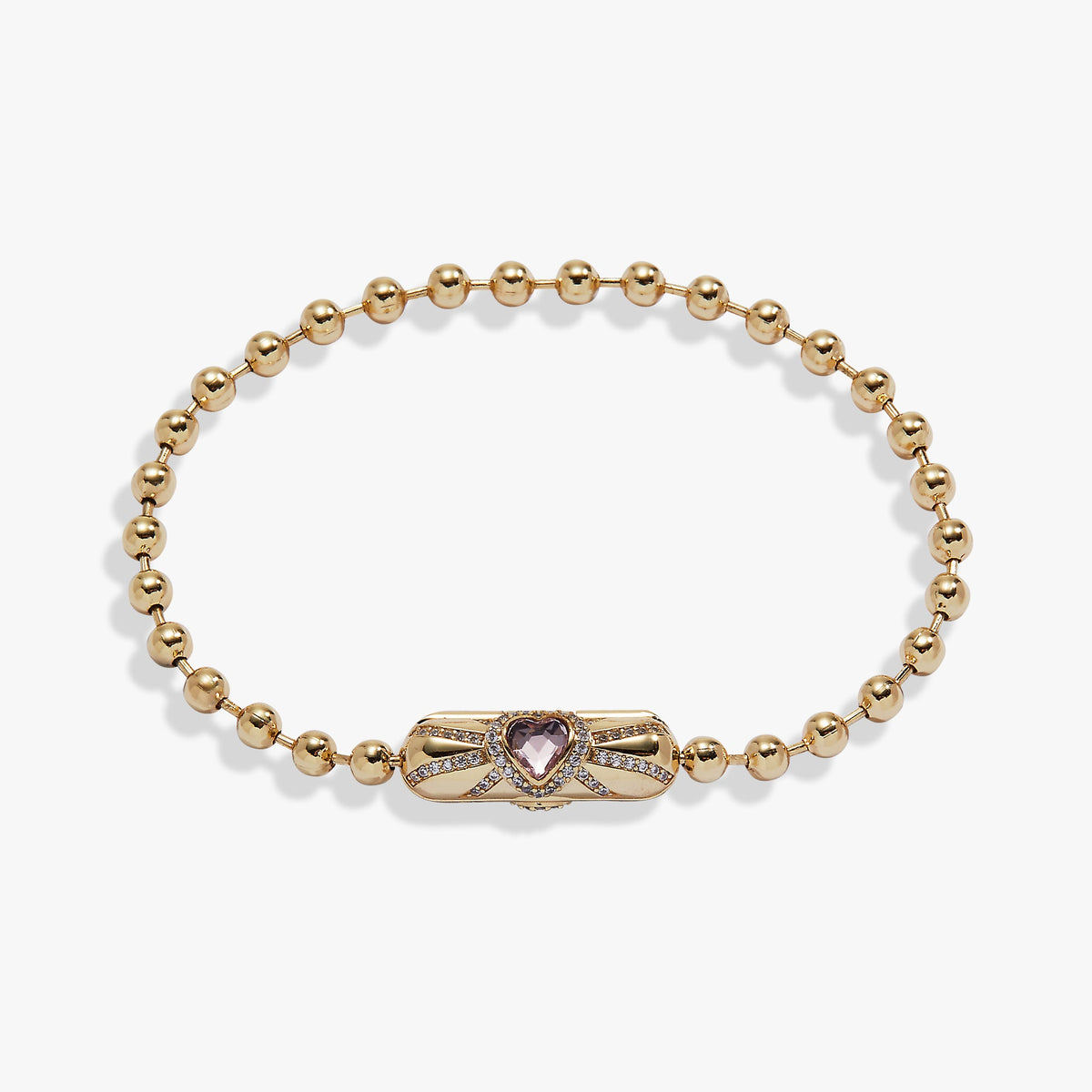 Heart Barrel Closure Bracelet Gold | Alex and Ani
