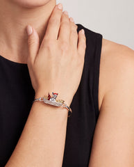 French Bulldog Tension Bangle Two Tone | Alex and Ani