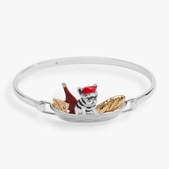 French Bulldog Tension Bangle Two Tone | Alex and Ani