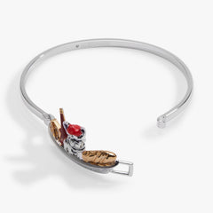 French Bulldog Tension Bangle Two Tone | Alex and Ani