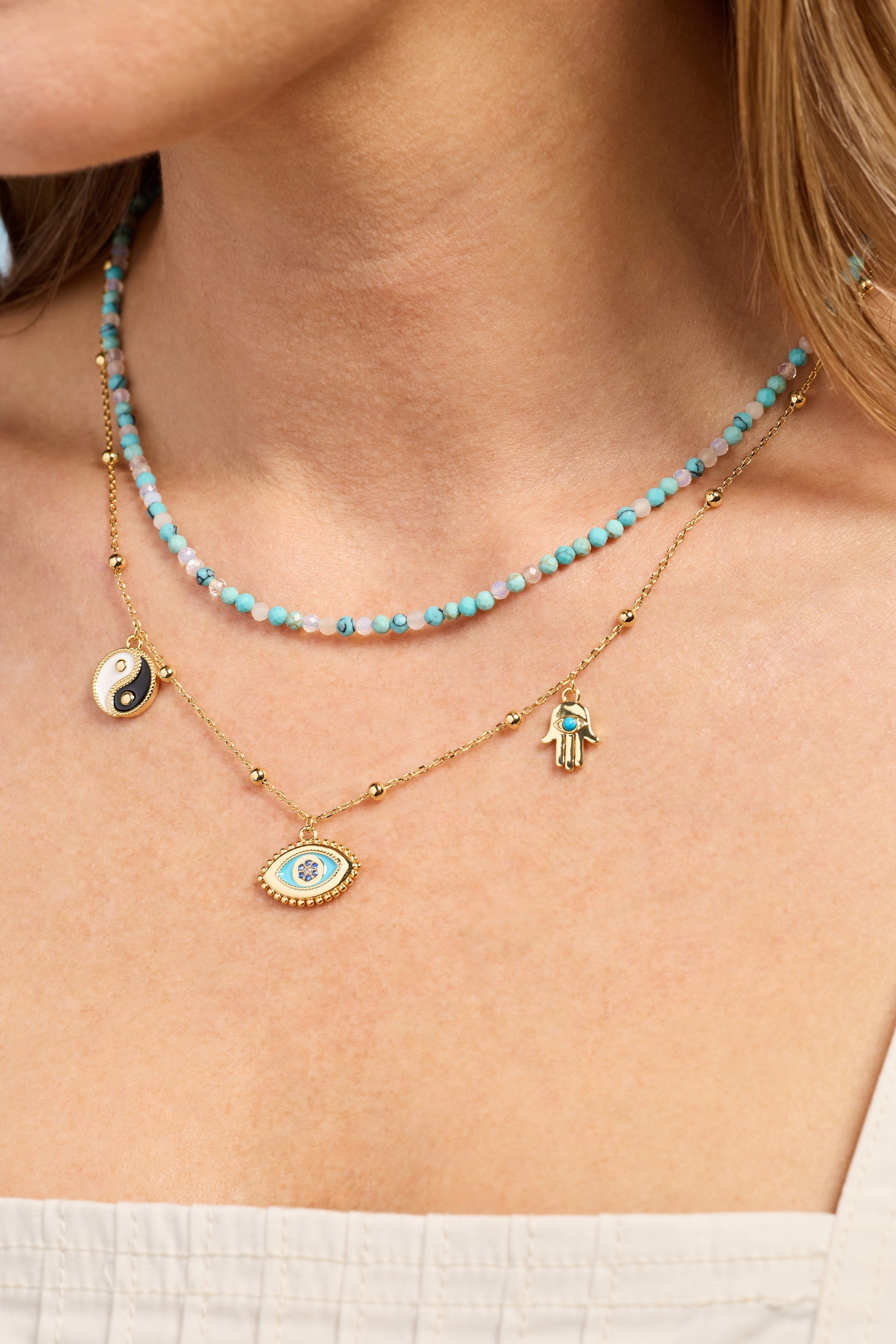 Healing Stone Charm Necklace Gold | Alex and Ani