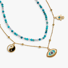 Healing Stone Charm Necklace Gold | Alex and Ani