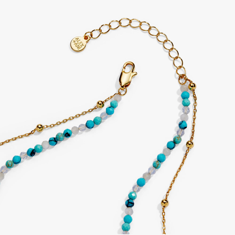 Healing Stone Charm Necklace Gold | Alex and Ani