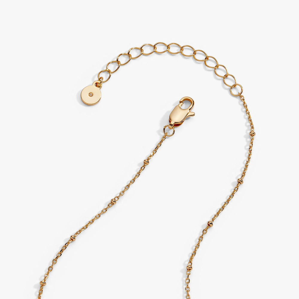Tennis Racket Y-Necklace Gold | Alex and Ani