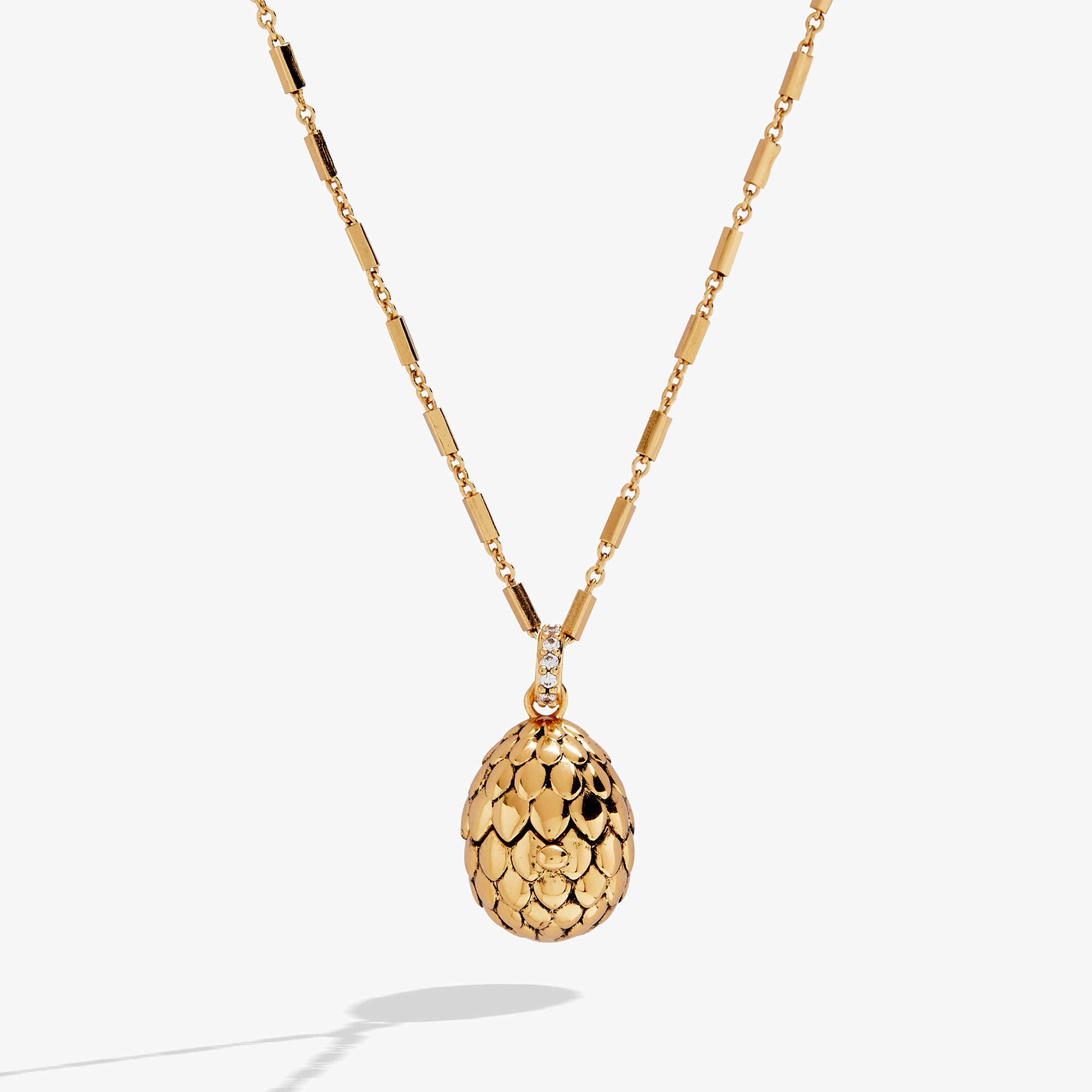 HOUSE OF THE DRAGON™ Dragon Egg Locket Pendant Gold | Alex and Ani