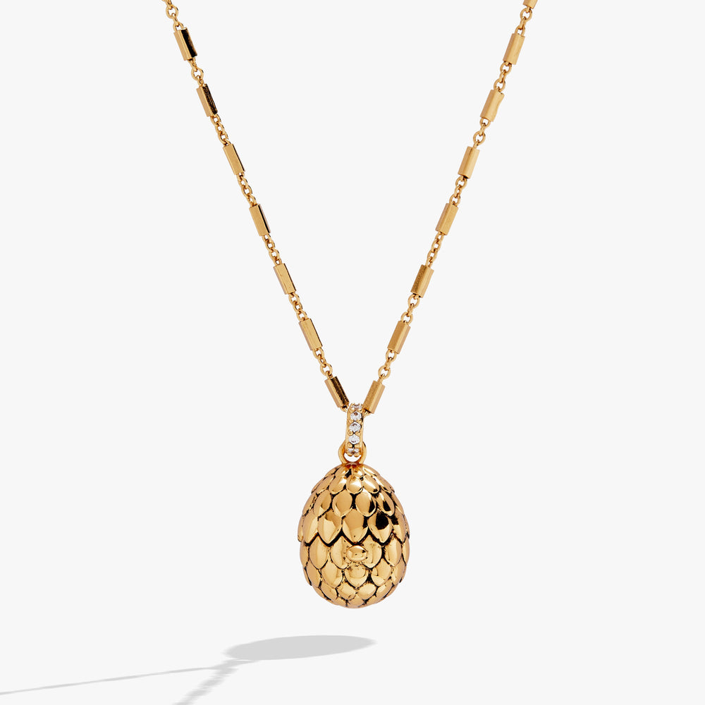 HOUSE OF THE DRAGON™ Dragon Egg Locket Pendant Gold | Alex and Ani