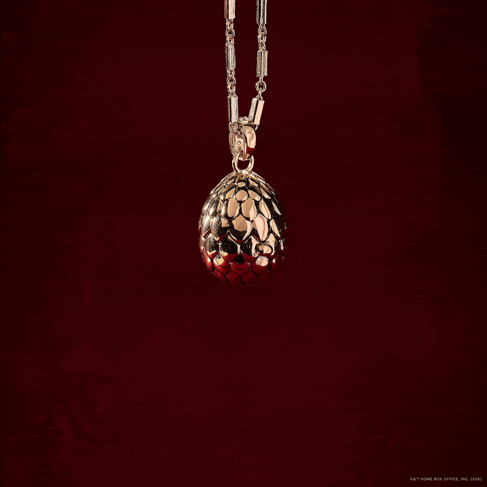 HOUSE OF THE DRAGON™ Dragon Egg Locket Pendant Gold | Alex and Ani
