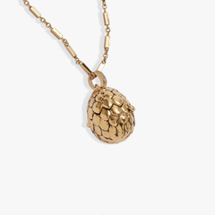 HOUSE OF THE DRAGON™ Dragon Egg Locket Pendant Gold | Alex and Ani