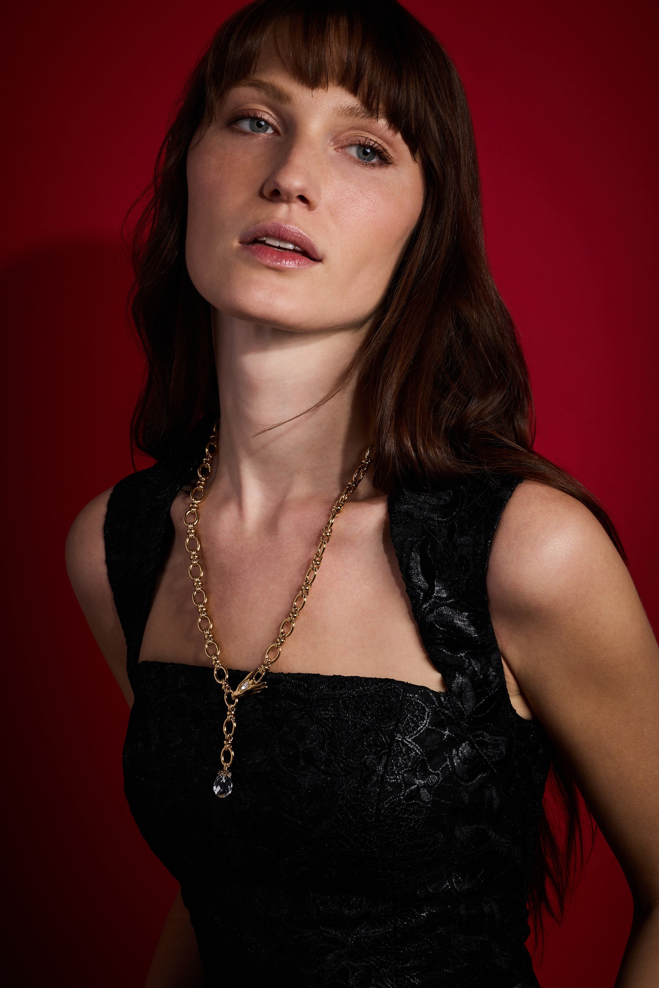 HOUSE OF THE DRAGON™ Syrax Y Necklace Gold | Alex and Ani