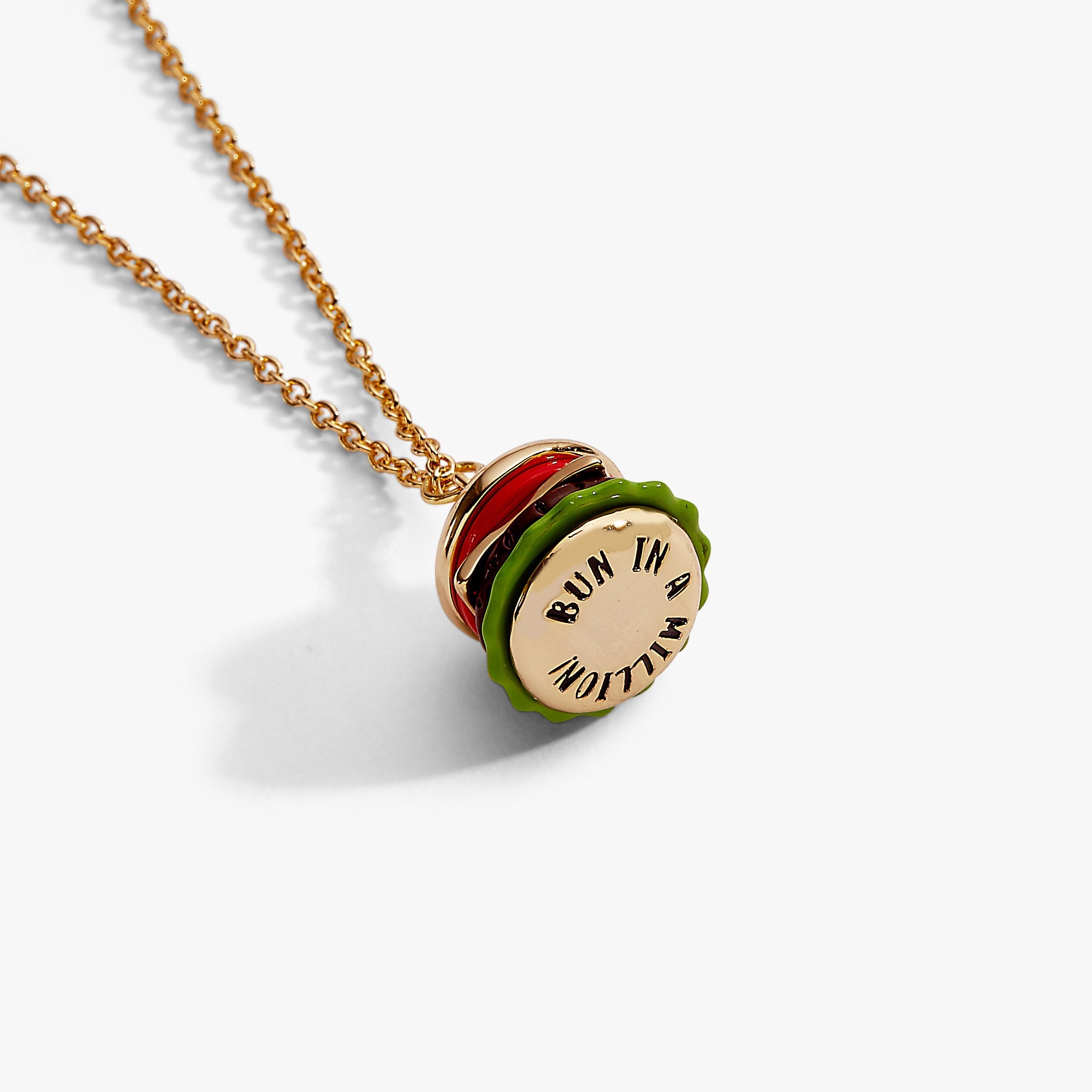 Hot Grill Summer 'Bun In A Million' Hamburger Pendant Gold | Alex and Ani