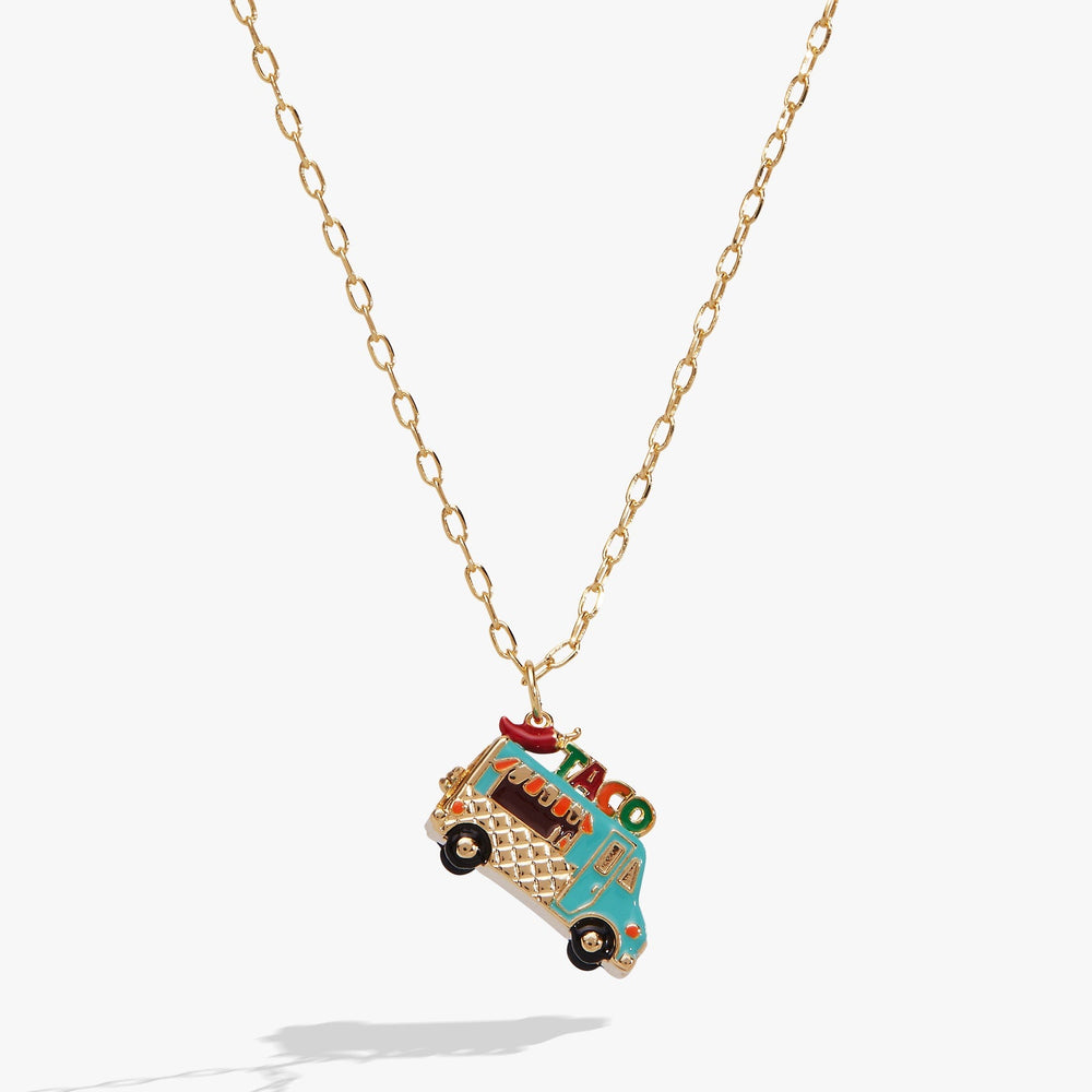 Taco Truck Necklace Gold | Alex and Ani