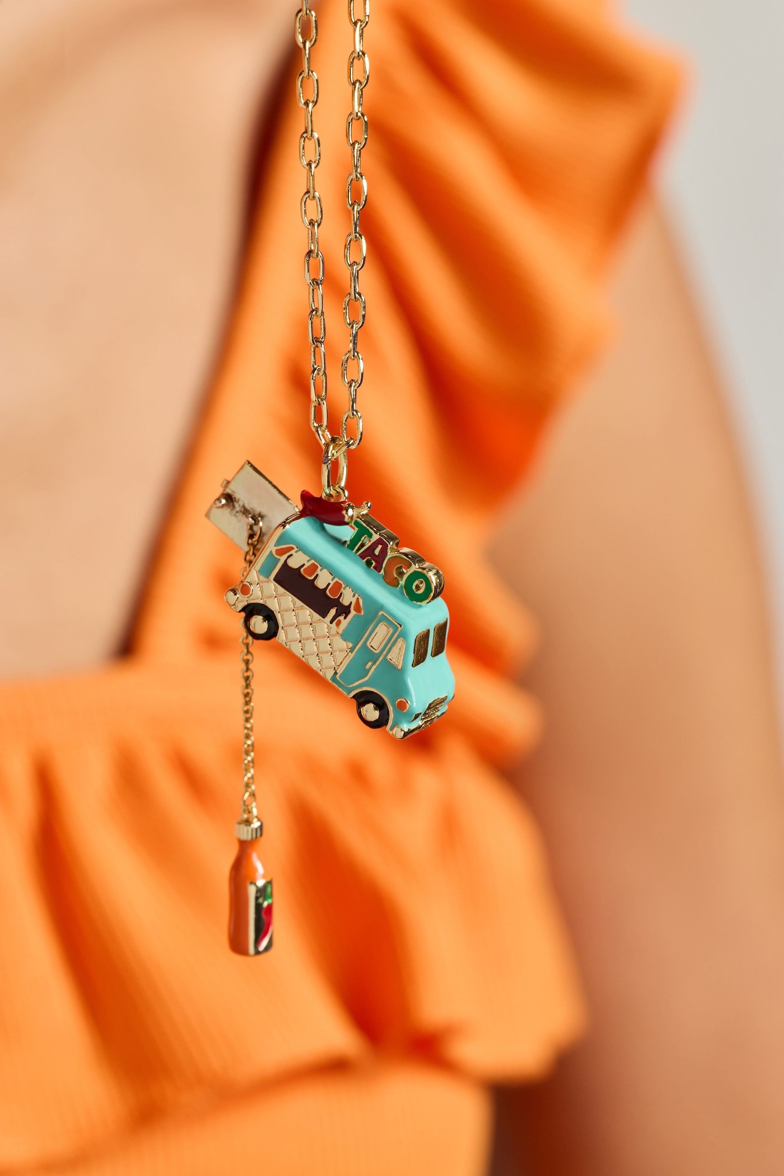 Taco Truck Necklace Gold | Alex and Ani