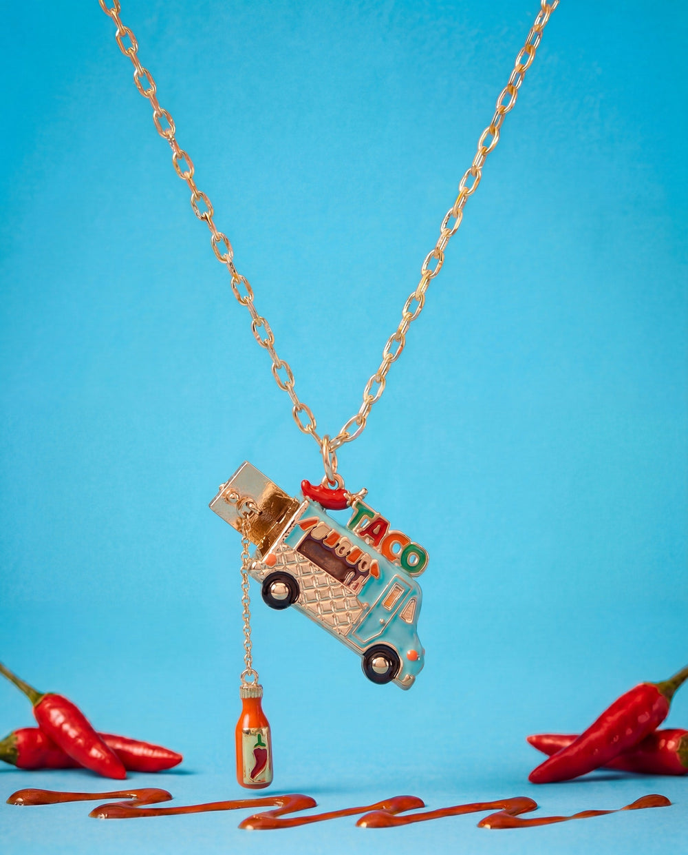 Taco Truck Necklace Gold | Alex and Ani