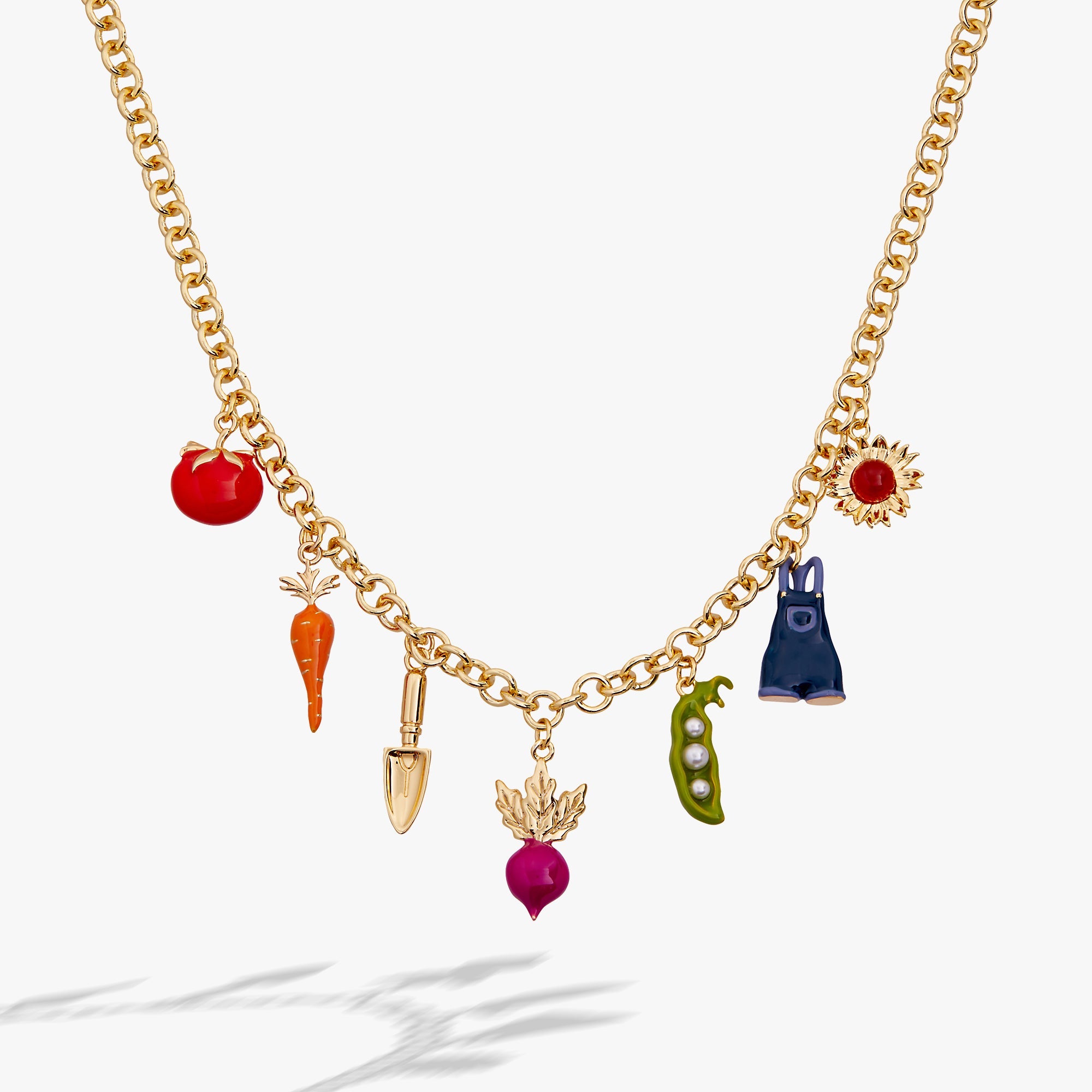 Farmers' Market Charm Necklace Gold | Alex and Ani
