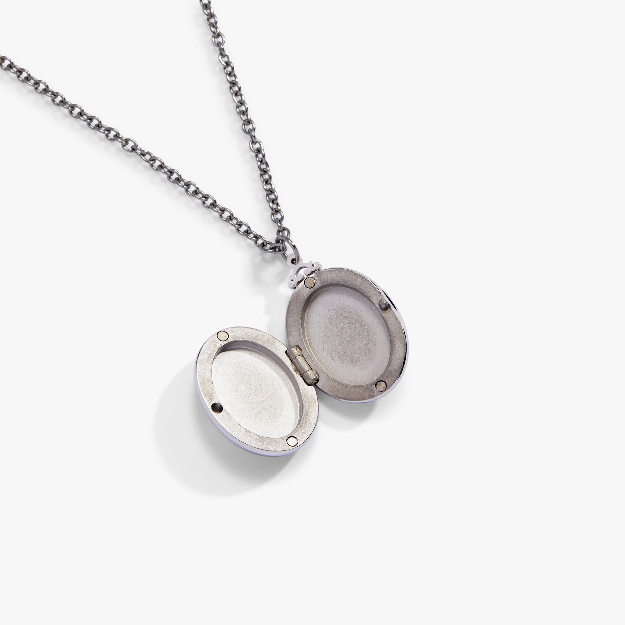 Birds of a Feather Locket Pendant Stainless Steel Silver | Alex and Ani