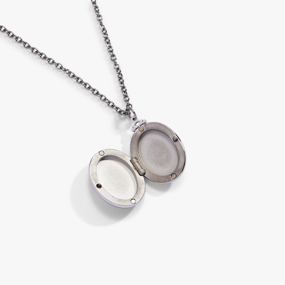 Birds of a Feather Locket Pendant Stainless Steel Silver | Alex and Ani