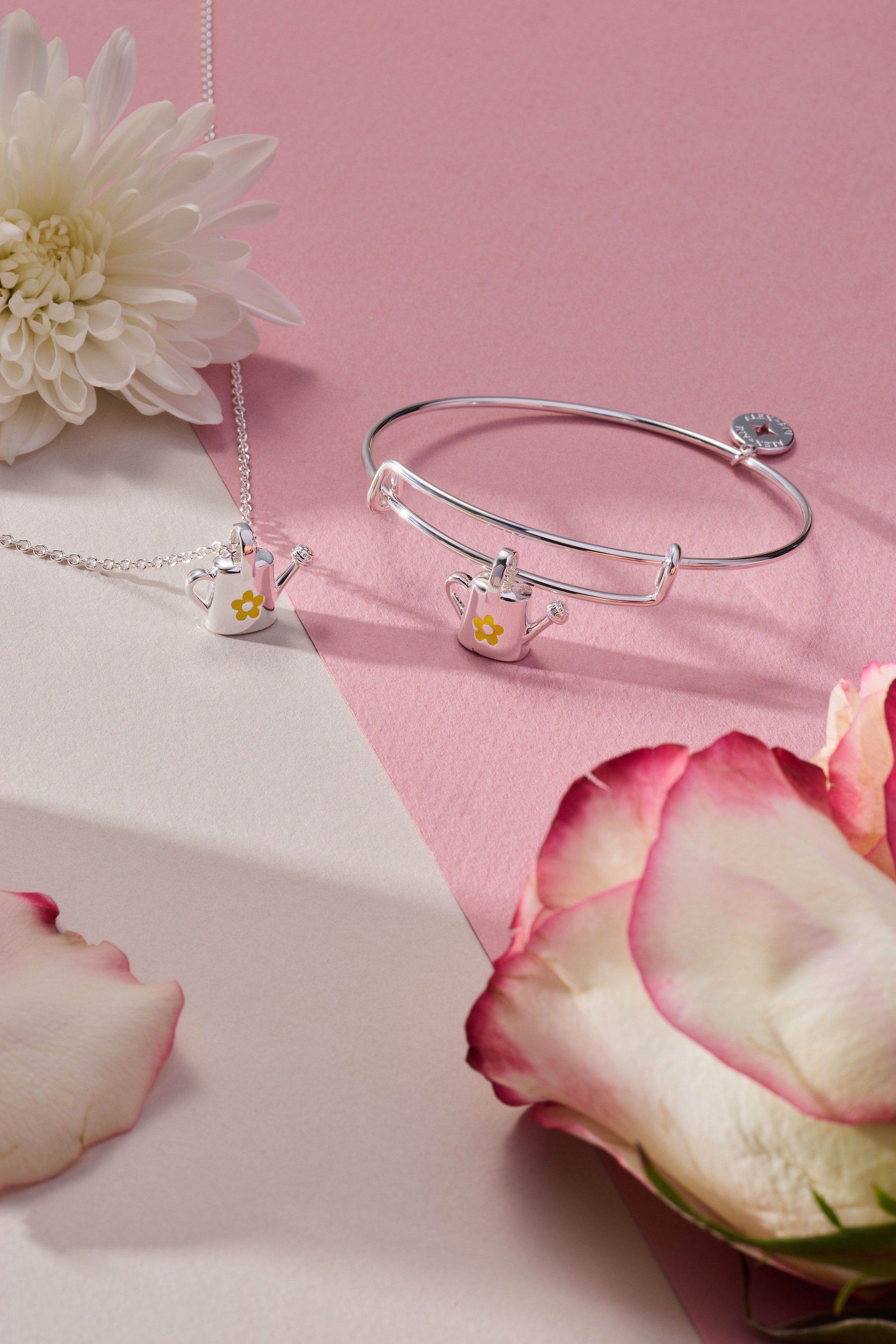 Watering Can Pendant Necklace Silver | Alex and Ani