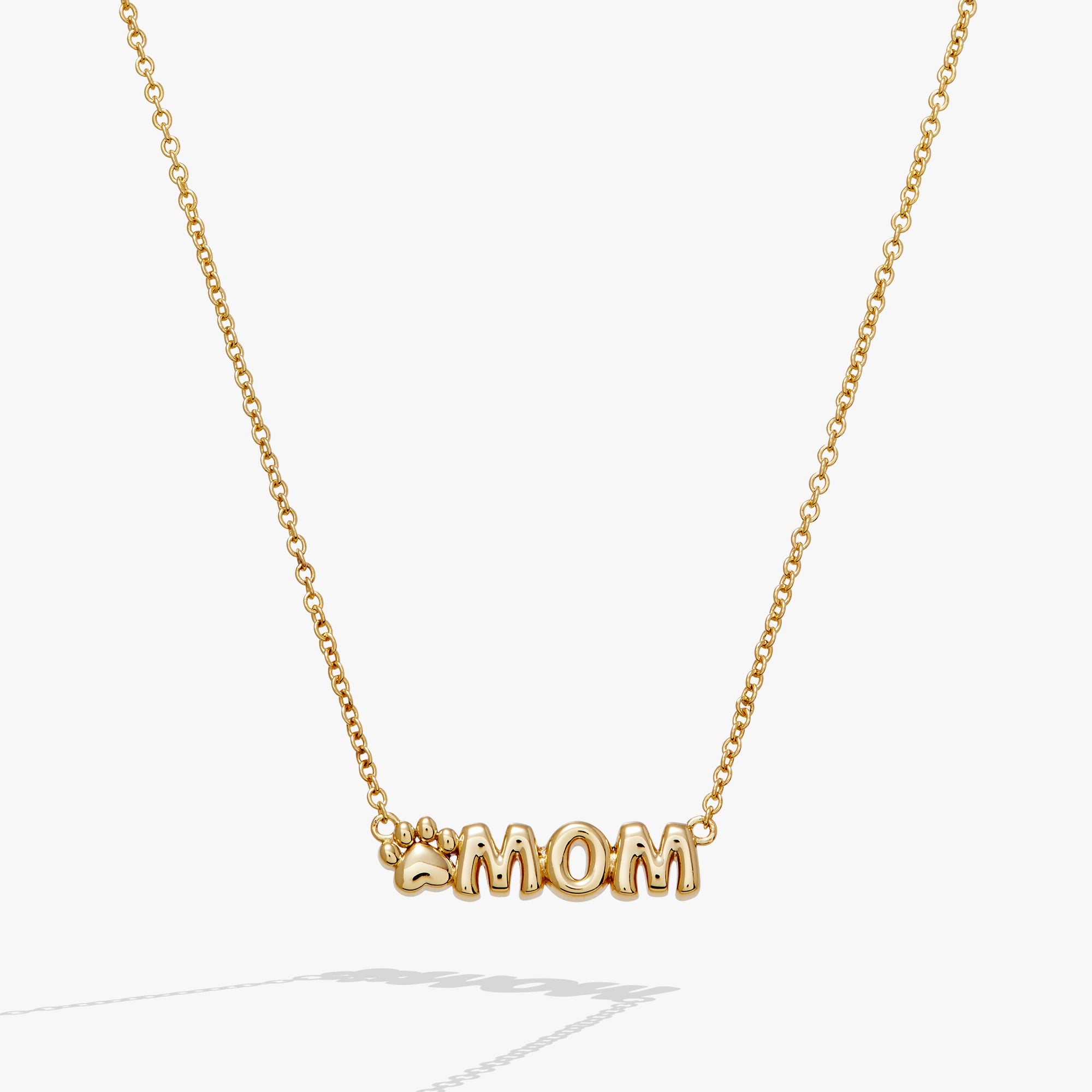 Pet Mom Nameplate Necklace Gold | Alex and Ani