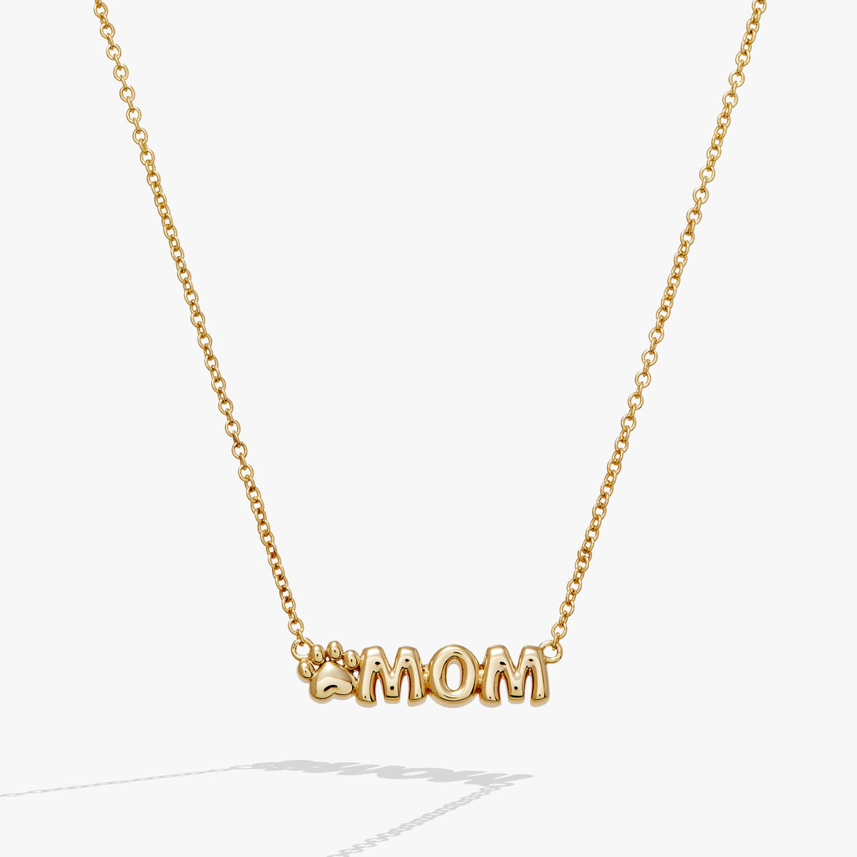 Pet Mom Nameplate Necklace Gold | Alex and Ani