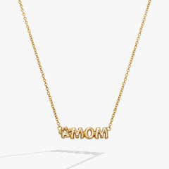 Pet Mom Nameplate Necklace Gold | Alex and Ani