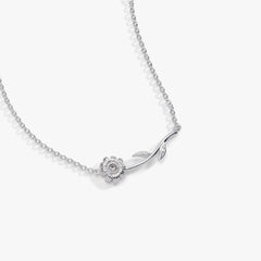 Daisy Inline Necklace Silver | Alex and Ani