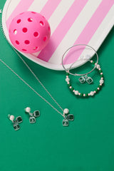 Barbie™ Pickleball Charm Pendant Silver | Alex and Ani