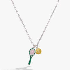 Barbie™ Tennis Charm Pendant Silver | Alex and Ani