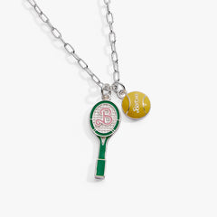 Barbie™ Tennis Charm Pendant Silver | Alex and Ani