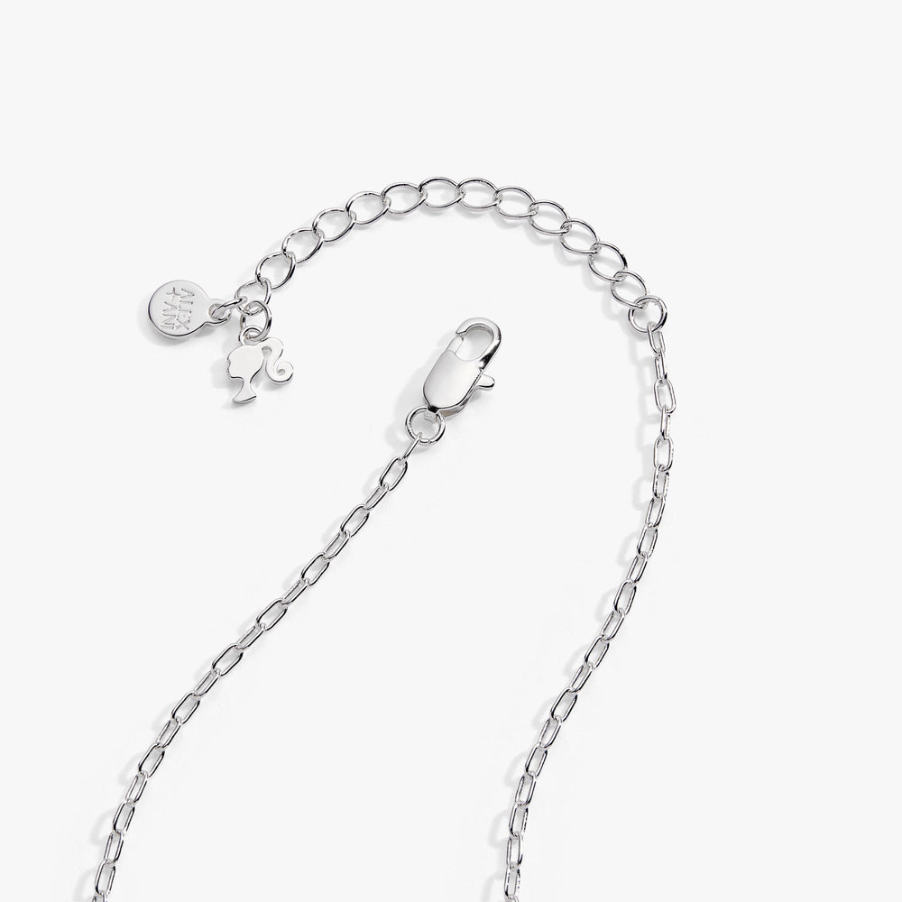 Barbie™ Tennis Charm Pendant Silver | Alex and Ani