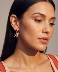 Carnival Carousel Elephant Drop Earrings Gold | Alex and Ani